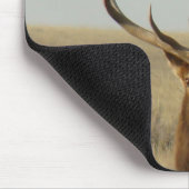 E13 Bullgras in Hörnern Kopfschuss Mousepad (Ecke)