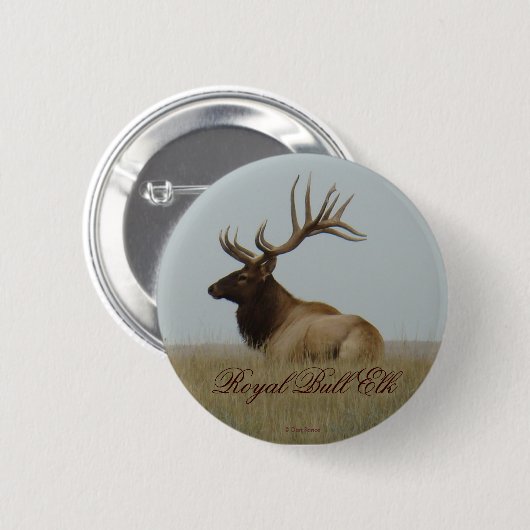 E15 Bull Elk Big Bull Lay Button (Vorne & Hinten)