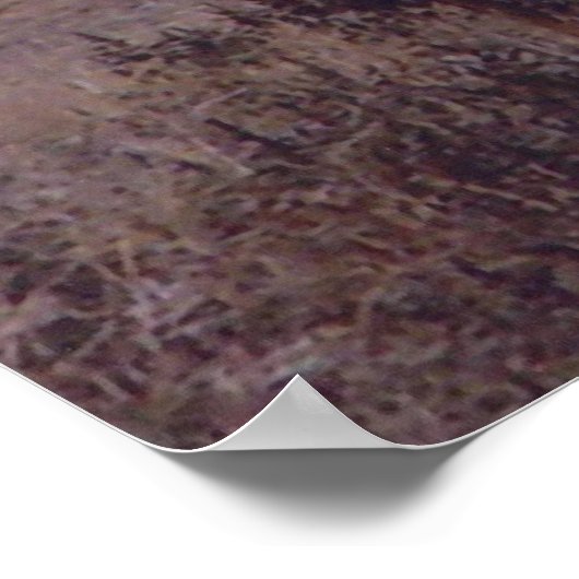 E19 Bull Elk Double Drop Tines Poster (Ecke)