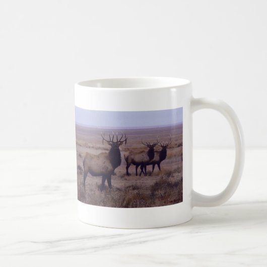 E19 Bull Elk Drop Tines Kaffeetasse (Rechts)
