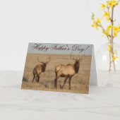 E1 Bull Elk Karte (Gelbe Blume)