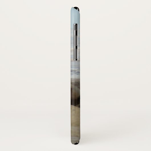 E22 Bull Elk and Snowy Hills Case-Mate iPhone Hülle (Hinten/Links)