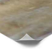 E22 Bull Elk Snowy Hills Poster (Ecke)