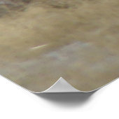 E22 Bull Elk Snowy Hills Poster (Ecke)