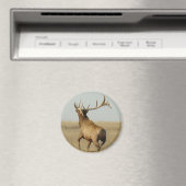 E23 Bullgras in Hörnern Magnet (In Situ (Geschirrspüler))