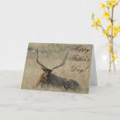 E25 Bull Elk Lay Karte (Gelbe Blume)