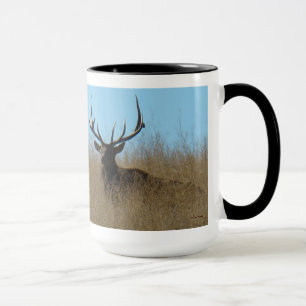 E26 Bull-Elch liegt im Unkraut Tasse