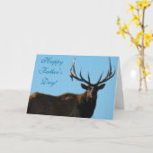 E27 Bull Elk Sky Lined Karte (Gelbe Blume)
