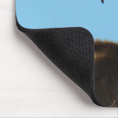 E27 Bull Elk Sky Lined Mousepad (Ecke)