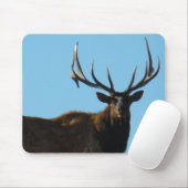 E27 Bull Elk Sky Lined Mousepad (Mit Mouse)