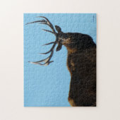 E27 Bull Elk Sky Lined Puzzle (Vertikal)