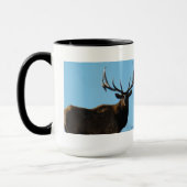 E27 Bull Elk Sky Lined Tasse (Links)