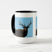 E27 Bull Elk Sky Lined Tasse (Vorderseite Links)