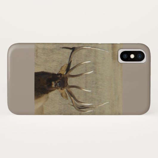 E29 Bull Elk Head Case-Mate iPhone Hülle (Rückseite (Horizontal))