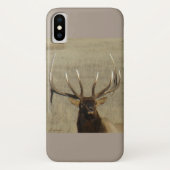 E29 Bull Elk Head Case-Mate iPhone Hülle (Rückseite)