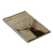 E29 Bull Elk Head Shot Notizblock (Rechte Seite)