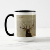 E29 Bull Elk Head Shot Tasse (Links)