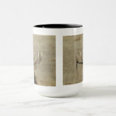 E29 Bull Elk Head Shot Tasse (Zentrum)