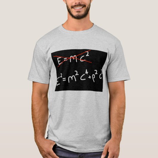 e2=m2c4+p2c2 T-Shirt (Vorderseite)