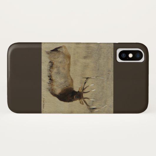 E30 Bull Elk Big Bull Case-Mate iPhone Hülle (Rückseite (Horizontal))