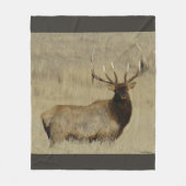 E30 Bull Elk Big Bull Fleecedecke (Vorderseite)