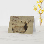 E30 Bull Elk Big Bull Karte (Gelbe Blume)