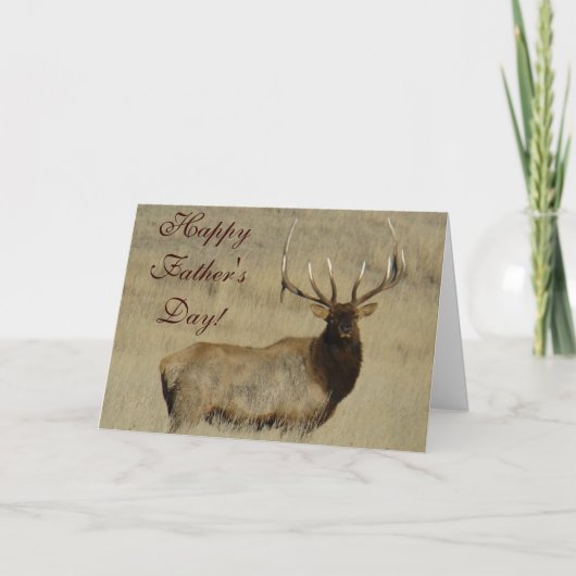 E30 Bull Elk Big Bull Karte (Vorderseite)