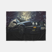 E30 Coupe mit Funken Fleecedecke (Vorderseite (Horizontal))