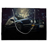 E30 Coupe mit Funken Große Geschenktüte (Rückseite)