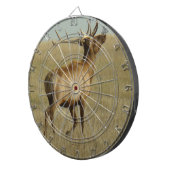 E35 Bullgras in Hörnern Dartscheibe (Vorderseite rechts)