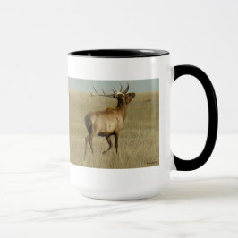 E35 Bullgras in Hörnern Tasse