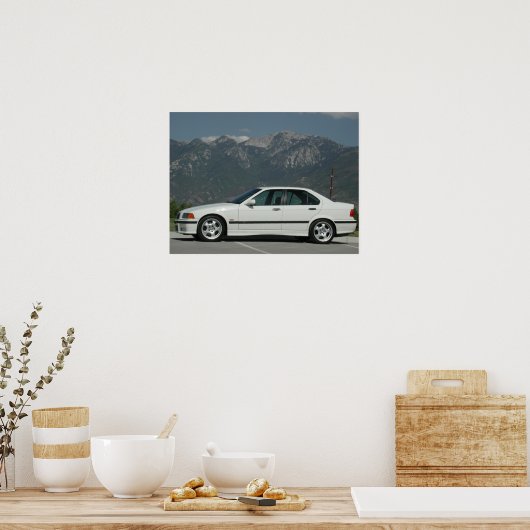 E36 M3 Sedan Poster (Küche)