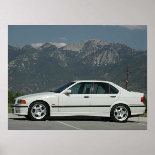 E36 M3 Sedan Poster (Vorne)
