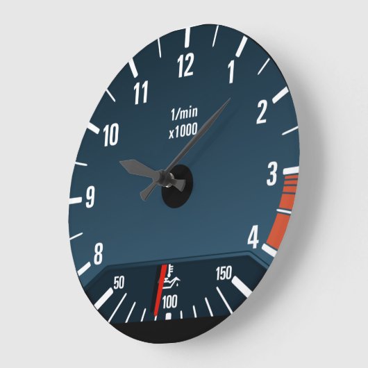 E36 Tachometer Clock Große Wanduhr (Winkel)