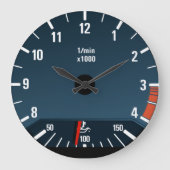 E36 Tachometer Clock Große Wanduhr (Vorderseite)