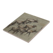 E37 Elk Herd Fliese (Seite)