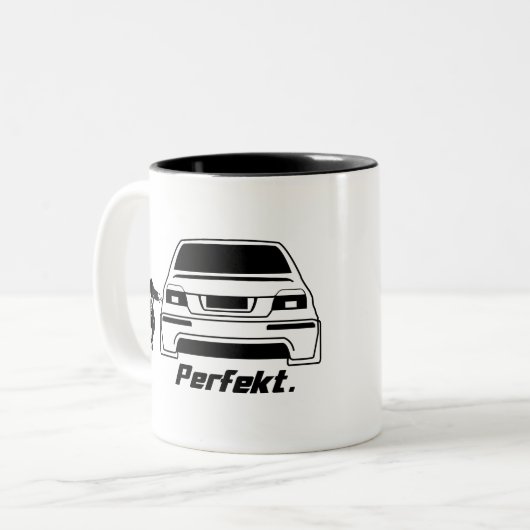 e39 M5 perfekt Zweifarbige Tasse (Vorderseite Links)