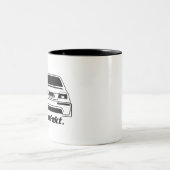 e39 M5 perfekt Zweifarbige Tasse (Mittel)