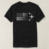E3 E3 Sentry AWACS Jetfighter-T-Shirt T-Shirt (Design vorne)