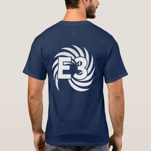E3 - Educate Equip Engage T-Shirt (Rückseite)