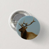 E42 Young Bull Elk Button (Vorne & Hinten)