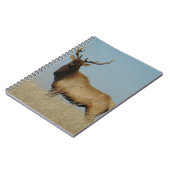 E43 Bull Elk Sky Lined Notizblock (Linke Seite)
