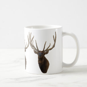 E48 Bull-Elch-Kopf in Samt Kaffeetasse