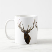 E48 Bull Elk Head in Velvet Kaffeetasse (Links)
