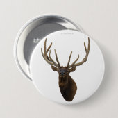 E48 Stier Elch-Kopf im Samt Button (Vorne & Hinten)