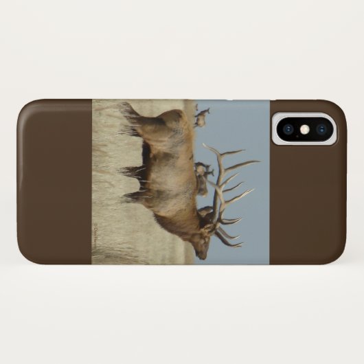 E4 Bull Elk Case-Mate iPhone Hülle (Rückseite (Horizontal))