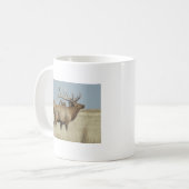 E4 Bull Elk Herd Master Kaffeetasse (Vorderseite Links)