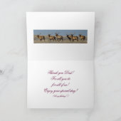 E4 Bull Elk Huge Bull Karte (Innenseite)