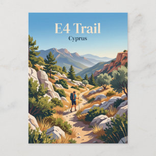 E4-Trail Zypern Postkarte