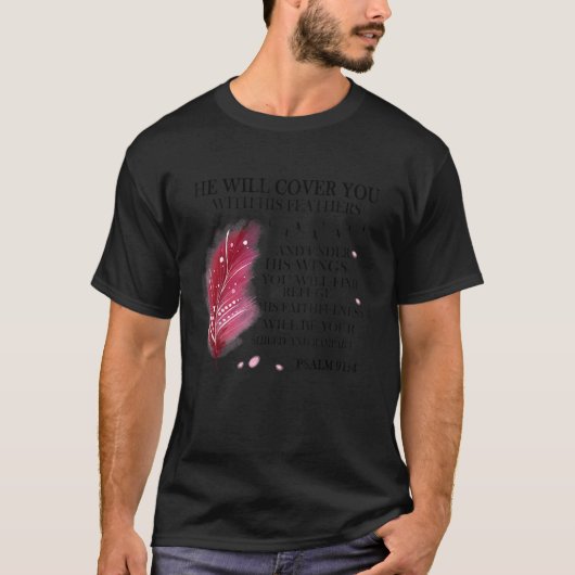 e4ox wird Sie mit seinen Federn Christlich abdecke T-Shirt (Vorderseite)